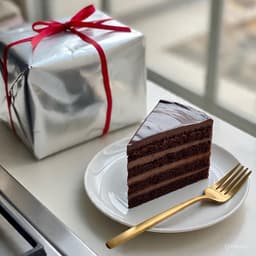 Sliced Cake